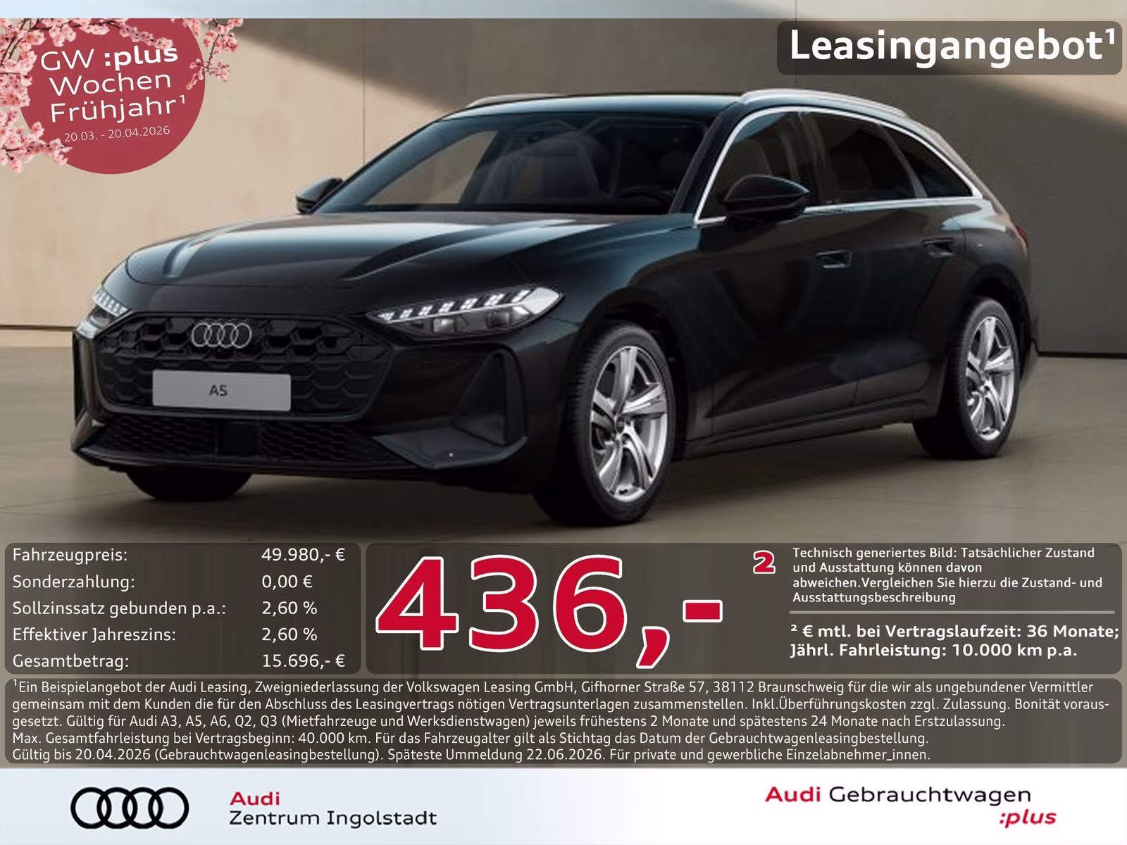 Avant TDI qu Tech AHK PANO Kamera PDC LED 18"