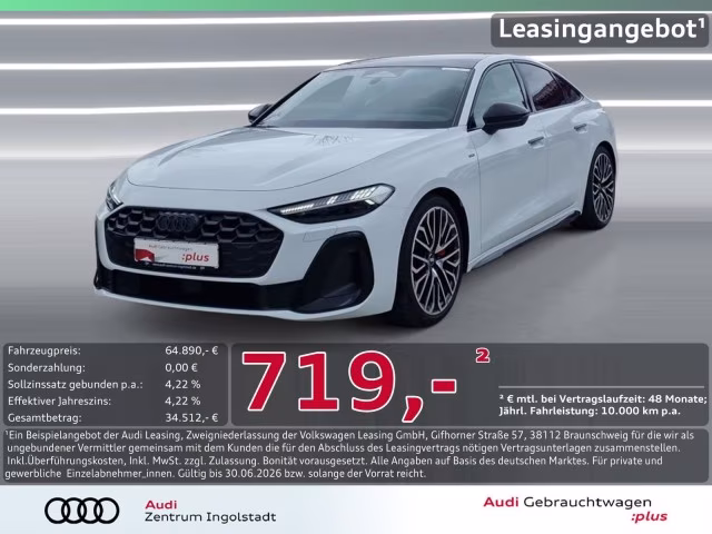 Audi A5 Limousine e-hybrid qu Tech pro AHK PANO 360°