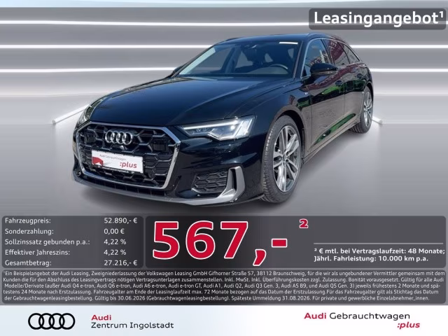 Audi A6 Avant 40 TDI S line AHK MATRIX Memory PDC 19&amp;quot;