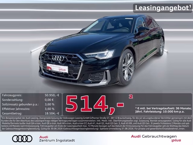 Audi A6 Avant 40 TDI S line AHK MATRIX Memory PDC 19&amp;quot;