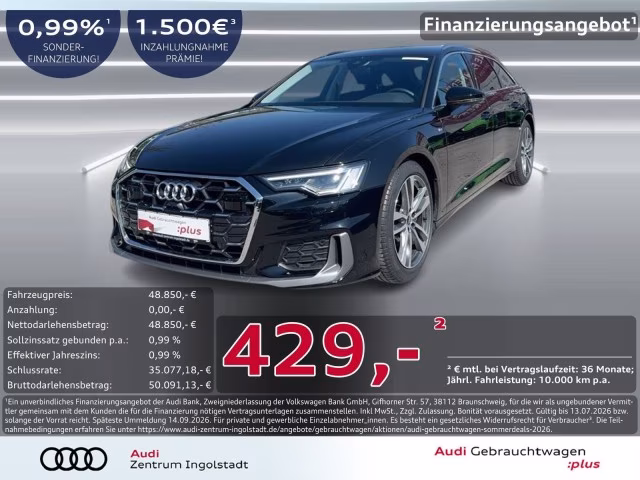 Audi A6 Avant 40 TDI S line AHK MATRIX Memory PDC 19&amp;quot;