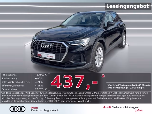 Audi Q3 40 TDI qu LED Virtual Kam NAVI+ PDC ACC 18&amp;quot;
