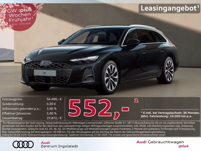 Audi A6 Avant TDI qu Tech+ AHK PANO MATRIX PDC Memory