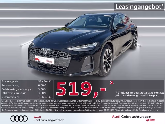 Audi A6 Avant TDI qu Tech+ AHK PANO MATRIX PDC Memory