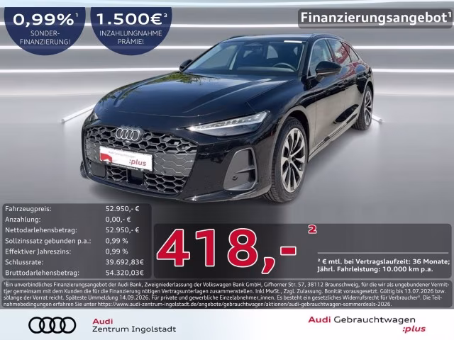 Audi A6 Avant TDI qu Tech+ AHK PANO MATRIX PDC Memory