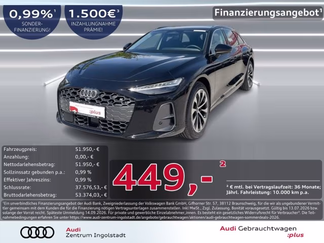 Audi A6 Avant TDI qu Tech+ AHK PANO MATRIX PDC Memory