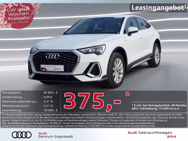 Audi Q3 Sportback 35 TDI S line Kam ACC NAVI+ Virtual