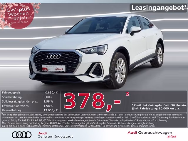 Audi Q3 Sportback 35 TDI S line Kam ACC NAVI+ Virtual