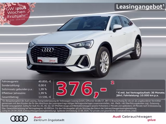 Audi Q3 Sportback 35 TDI S line Kam ACC NAVI+ Virtual
