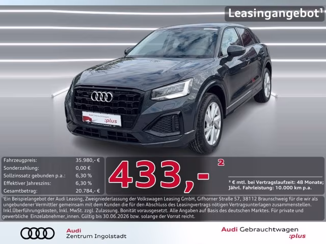 Audi Q2 40 TFSI qu LED NAVI ACC KAMERA PDC+ advanced