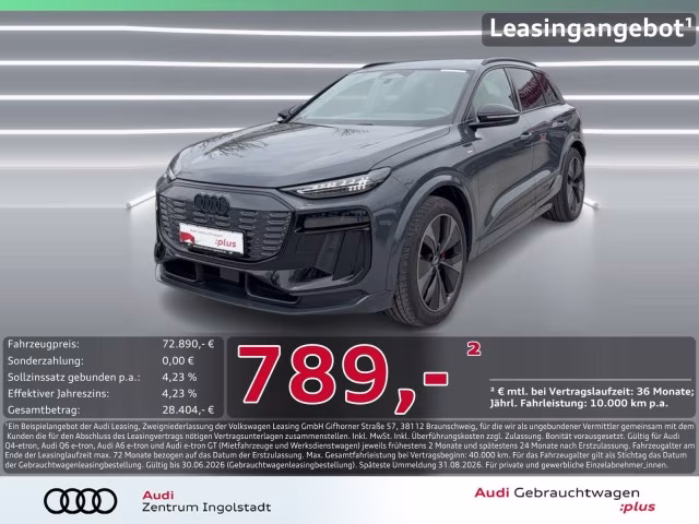 Audi Q6 e-tron SUV qu edition one S line Tech+ PANO
