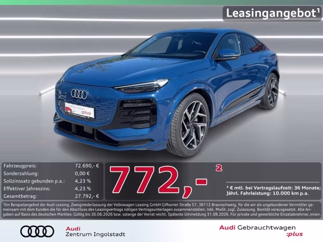 Audi Q6 e-tron Sportback qu Tech pro AHK B&amp;amp;O LUFT 21&amp;quot;