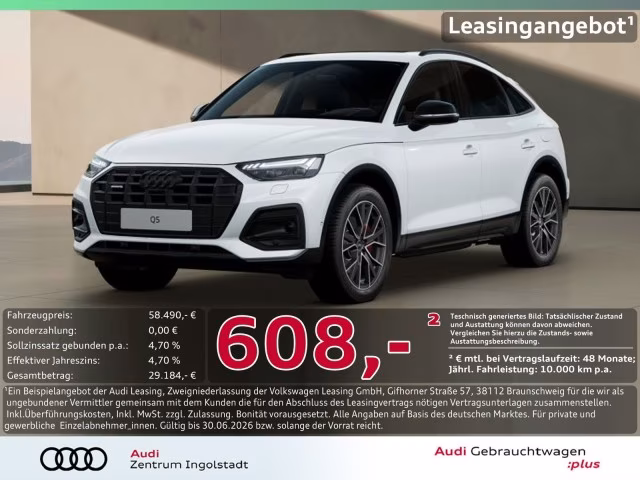 Audi Q5 Sportback 50 TFSI e qu AHK PANO HuD advanced