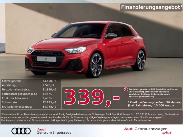 Audi A1 Sportback 40 TFSI S line ACC SONOS LED Kamera