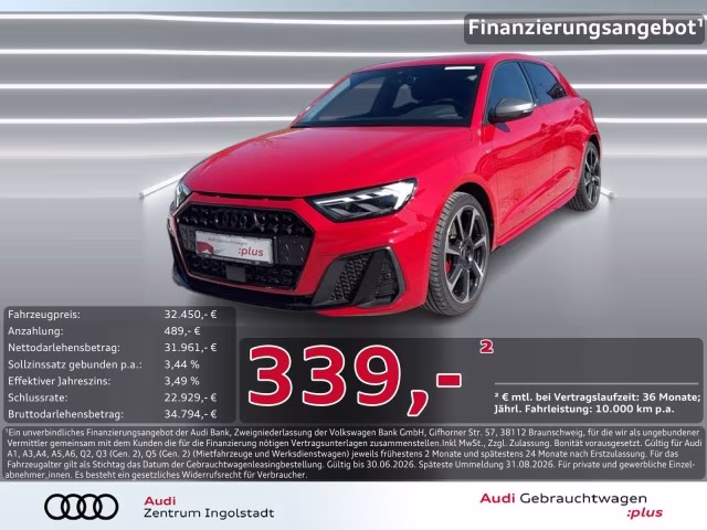 Audi A1 Sportback 40 TFSI S line ACC SONOS LED Kamera