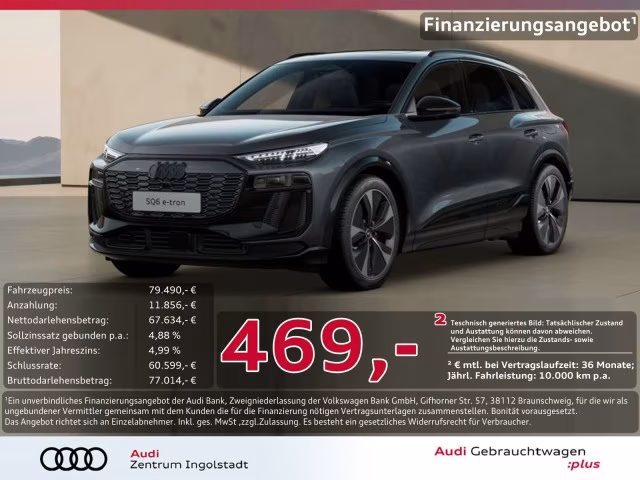 Audi SQ6 e-tron qu Tech pro MATRIX Luft B&amp;amp;O Pano HuD