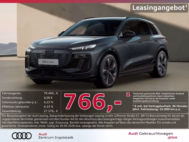 Audi SQ6 e-tron qu Tech pro MATRIX Luft B&amp;amp;O Pano HuD