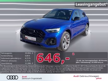55 TFSI e qu S line AHK PANO MATRIX 360° 21"