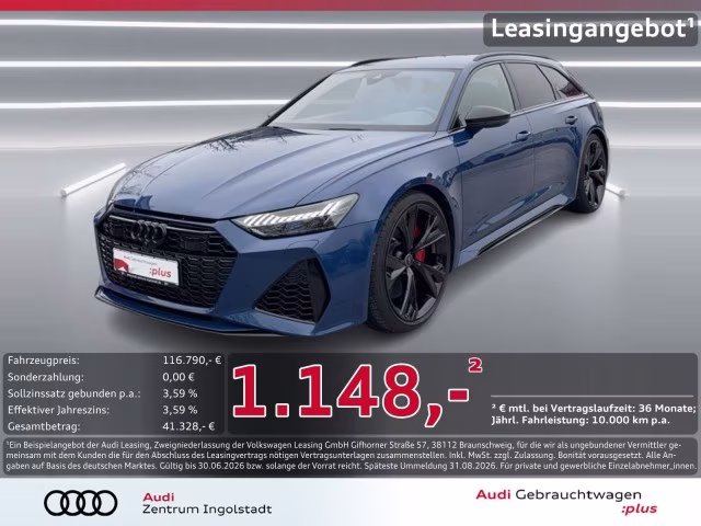 Audi RS6 Avant performance qu Massage LASER DRC 22&amp;quot;
