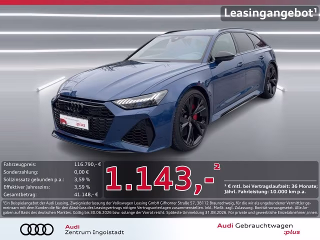 Audi RS6 Avant performance qu Massage LASER DRC 22&amp;quot;