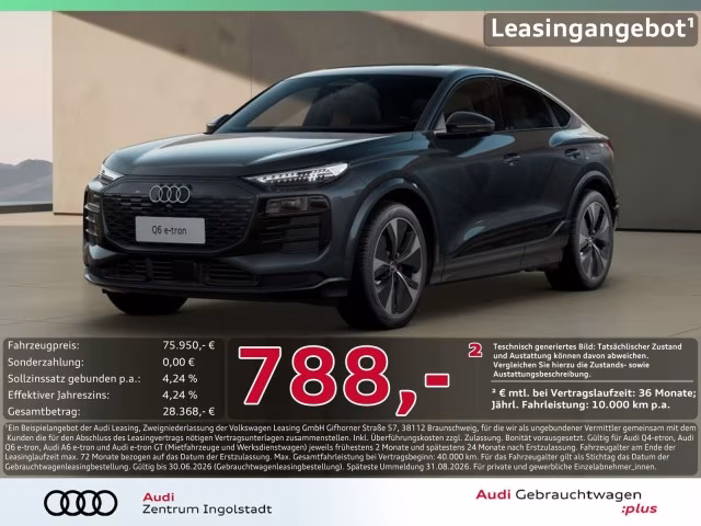 Audi Q6 e-tron Sportback qu Tech pro AHK MATRIX LUFT