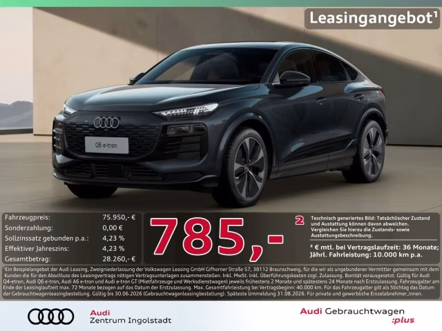 Audi Q6 e-tron Sportback qu Tech pro AHK MATRIX LUFT