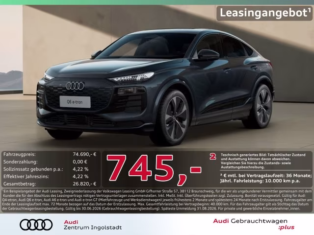 Audi Q6 e-tron Sportback qu Tech pro AHK MATRIX LUFT