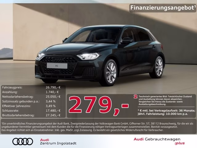 Audi A1 Sportback 30 TFSI NAVI+ Optik-schw.+ advanced