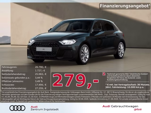 Audi A1 Sportback 30 TFSI NAVI+ Optik-schw.+ advanced
