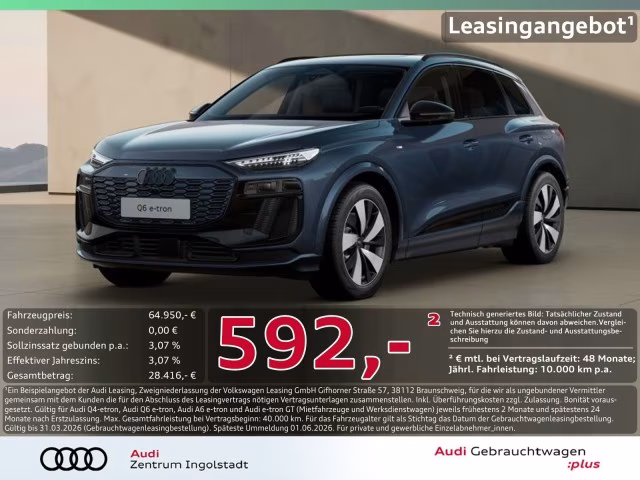 Audi Q6 e-tron performance S line Tech+ MATRIX AHK