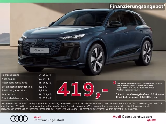 Audi Q6 e-tron performance S line Tech+ MATRIX AHK