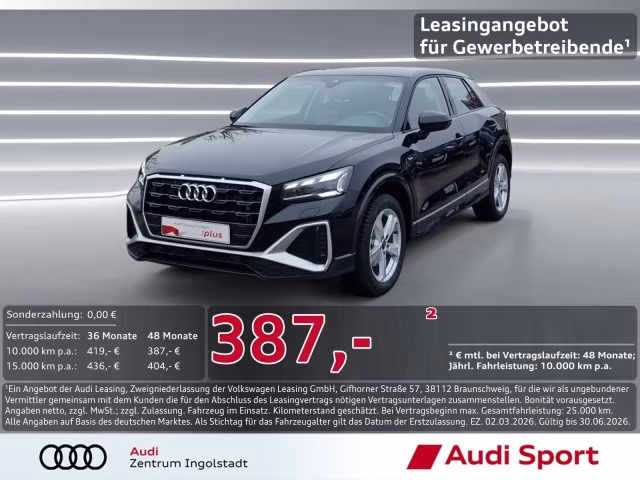 Audi Q2 35 TFSI S line AHK MATRIX KAMERA PDC+ SHZ 17&amp;quot;