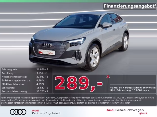 Audi Q4 Sportback e-tron 35 NAVI+ Virtual LED STHZG