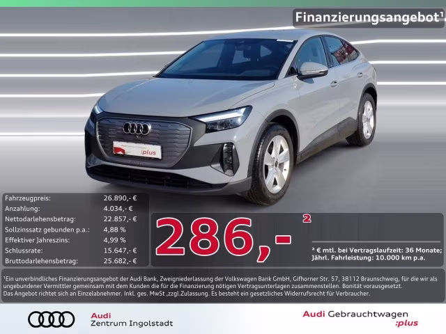 Audi Q4 Sportback e-tron 35 NAVI+ Virtual LED STHZG