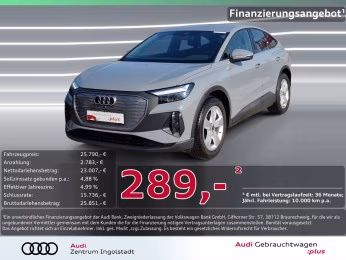 Q4 Sportback e-tron 35 NAVI+ Virtual LED STHZG
