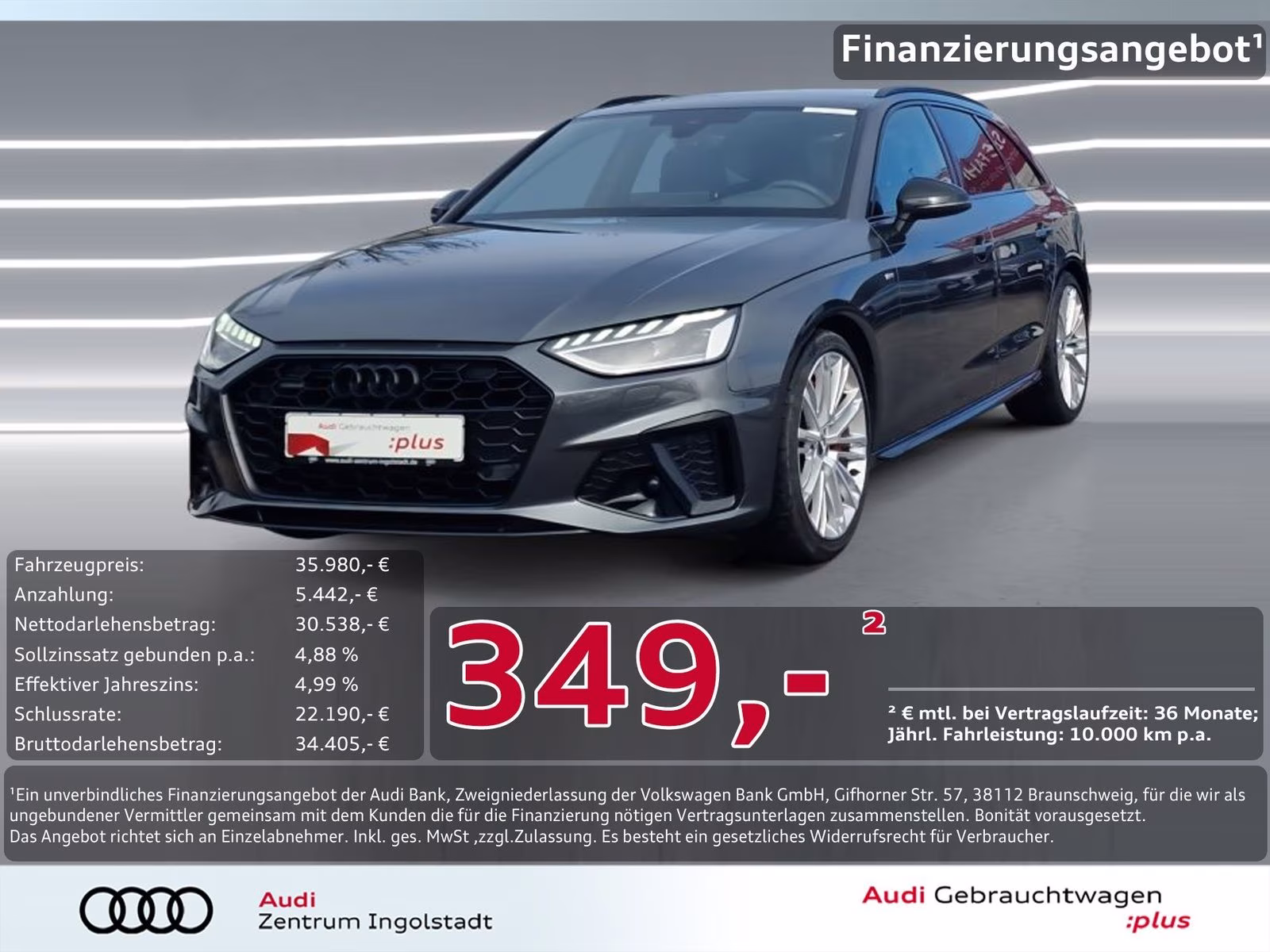Avant 50 TDI qu S line competition MATRIX AHK