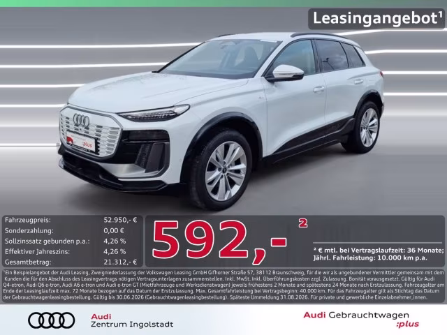 Audi Q6 e-tron S line Tech LED+ AHK ACC Kameras 20&amp;quot;