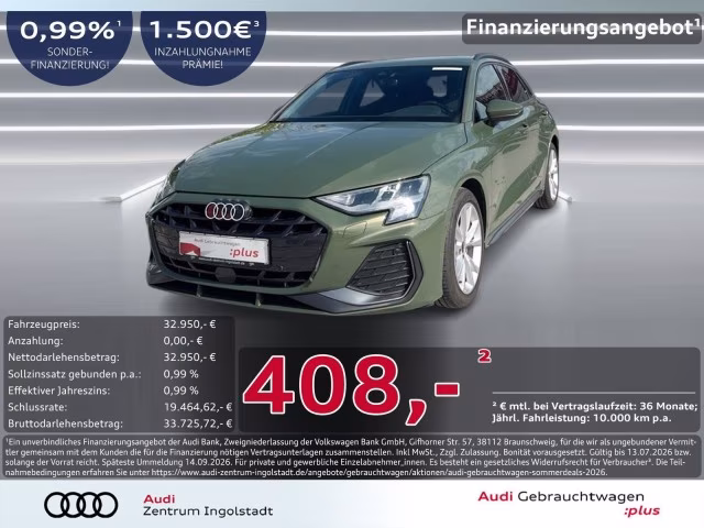 Audi A3 Sportback 35 TDI S line ACC NAVI+ VIRTUAL KAM