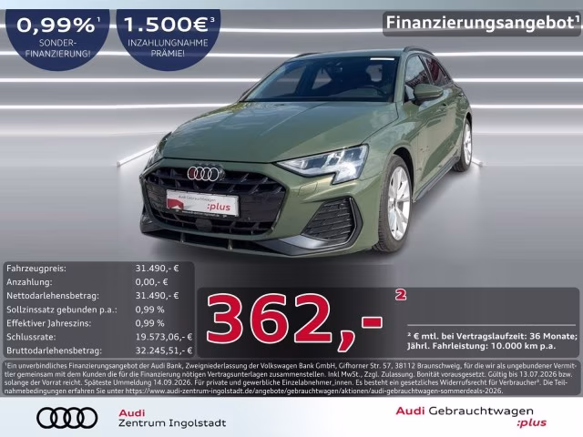 Audi A3 Sportback 35 TDI S line ACC NAVI+ VIRTUAL KAM