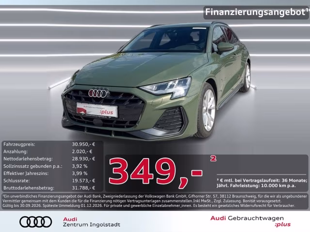 Audi A3 Sportback 35 TDI S line ACC NAVI+ VIRTUAL KAM