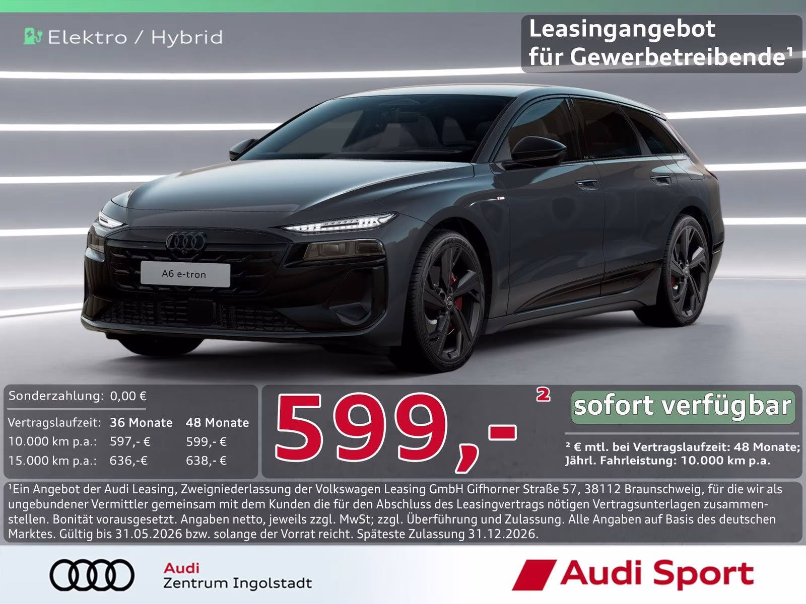 A6 Avant e-tron qu S line Tech pro UPE 99.910,-