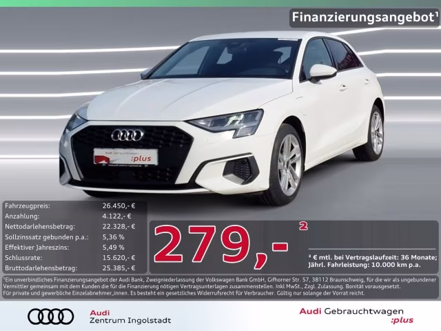 Audi A3 Sportback 40 TFSI e NAVI+ PDC SHZ Virtual 17&amp;quot;