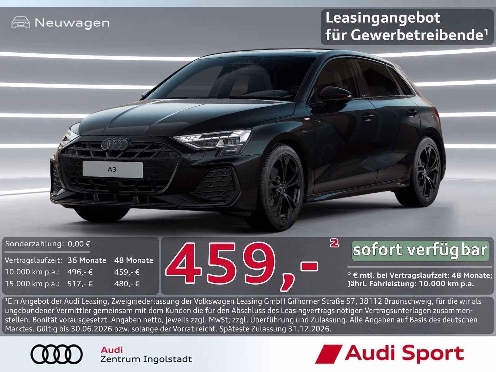 Sportback TDI S line MATRIX AHK UPE 54.270,-