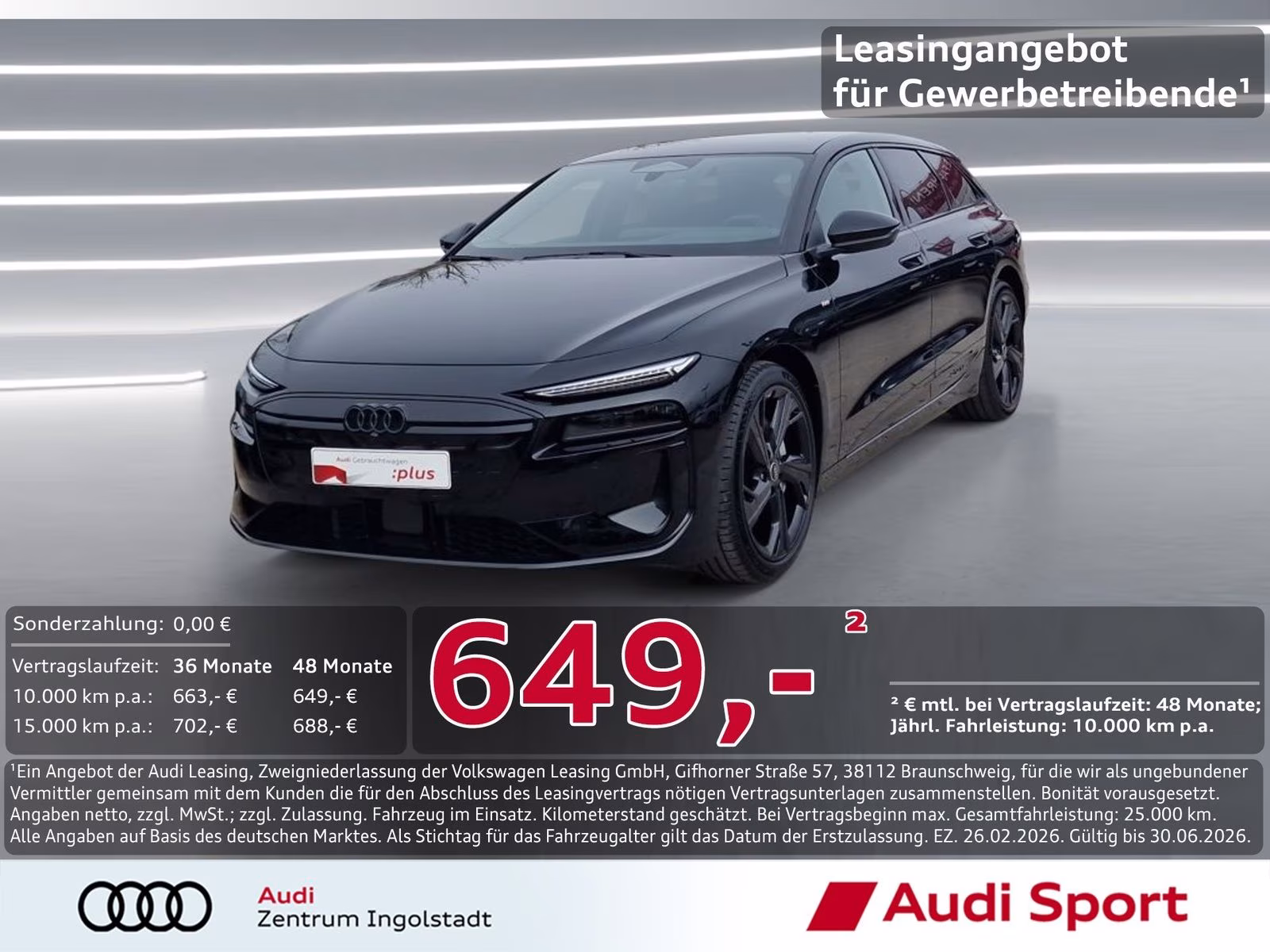 A6 Avant e-tron performance S line Tech+ AHK B&amp;O