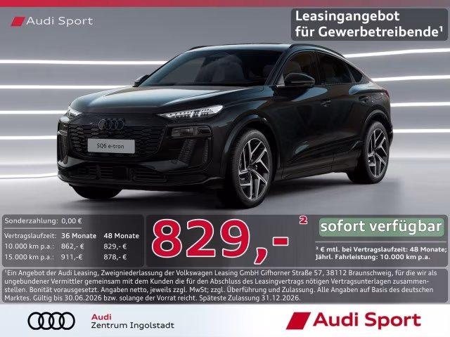 Audi SQ6 e-tron Sportback AHK, MATRIX UPE 123.320,-