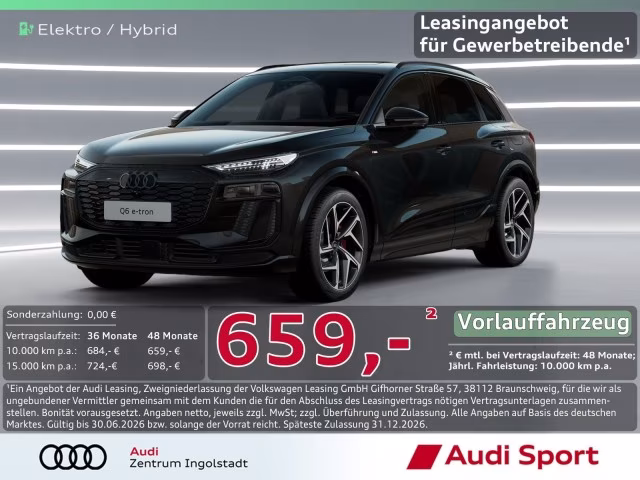 Audi Q6 e-tron SUV S line business qu UPE 98.385,-