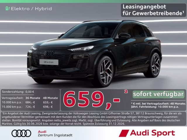 Audi Q6 e-tron qu S line Tech pro MATRIX UPE 98.385,-