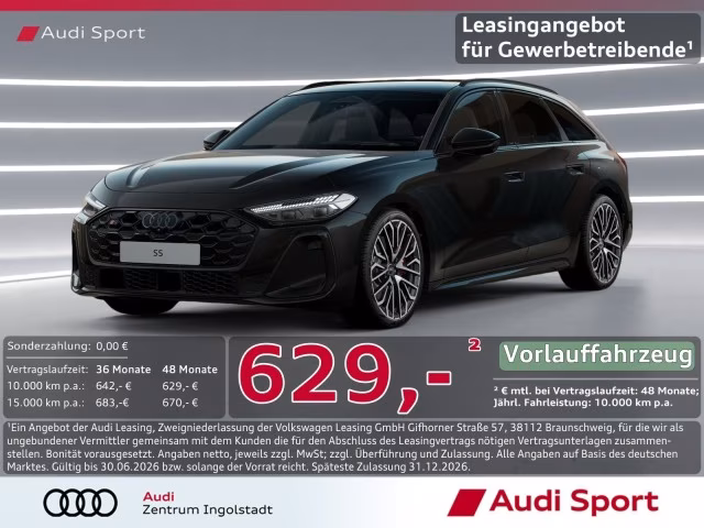 Audi S5 Avant TFSI B&amp;amp;O, STHZG, AHK UPE 103.350,-