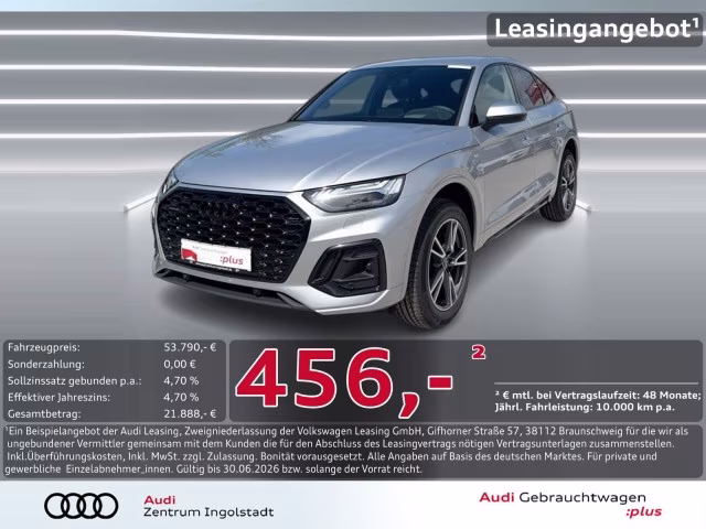 Audi Q5 Sportback 50 TDI qu S line MATRIX AHK HuD ACC