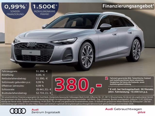 Audi A6 Avant TDI qu Tech+ MATRIX Pano AHK 360° ACC